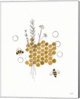 Bees and Botanicals IV Fine Art Print