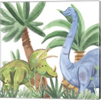 Dino Buddies II Fine Art Print