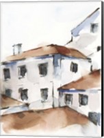 White Cottages III Fine Art Print