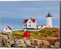 Nubble House II Fine Art Print