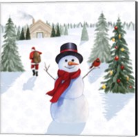 Santa's Snowmen I Fine Art Print