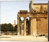 View of the Via Sacra, Rome, 1814 Fine Art Print