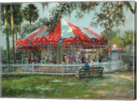 J & S Carousel Fine Art Print