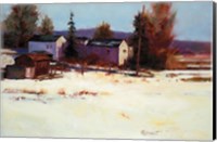 Winter Farm Fine Art Print