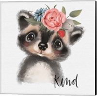 Kind Raccoon Fine Art Print