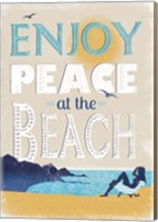 Peace at the Beach Fine Art Print