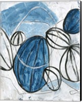 Blue Lanterns III Fine Art Print