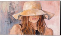 Woman in Hat Fine Art Print