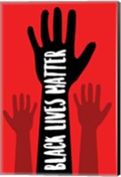 Black Lives Matter (red) Fine Art Print