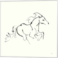 Line Horse II Fine Art Print
