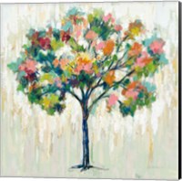 Blooming Tree Neutral Fine Art Print