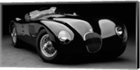 1951 Jaguar C-Type (BW) 1 Fine Art Print