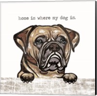Home is Where My Dog Is Fine Art Print