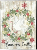 Peace on Earth Wreath Fine Art Print