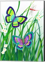 Sonata Of Butterflies Fine Art Print