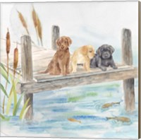 Woodland Dogs IV Fine Art Print