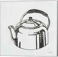 Retro Tea Kettle Fine Art Print