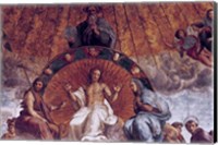 The Disputation on the Holy Sacrament , (detail), 1508-1509 Fine Art Print