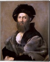 Portrait of Baldassare Castiglione, 1514-1515 Fine Art Print