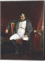 Napoleon at Fontainebleau, (1845) Fine Art Print