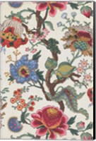 Vintage Jacobean Floral I Fine Art Print