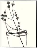Naive Flower Sketch IV Fine Art Print