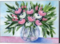 Rosy Bouquet I Fine Art Print