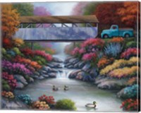 Spring Covered Bridge Fine Art Print
