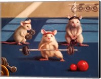 Gym Rats Fine Art Print