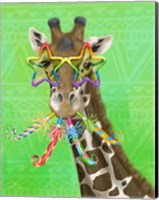 Party Safari Giraffe Fine Art Print
