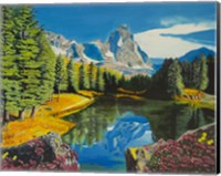Mountain Reflection Fine Art Print