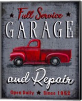 Full Service Garage Fine Art Print