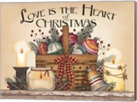 Love is the Heart of Christmas Fine Art Print