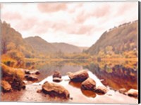 Lakeside in Autumn Fine Art Print