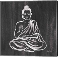 Buddha Gray Fine Art Print