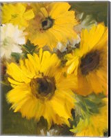 Bright Yellow Sunflowers Fine Art Print