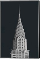 Chrysler Building on Black Fine Art Print