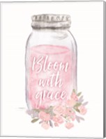 Bloom with Grace Jar Fine Art Print