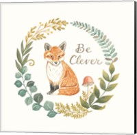 Be Clever Fox Fine Art Print