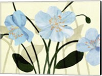 Blue Poppies I Fine Art Print
