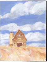 Wheatfield Barn II Fine Art Print