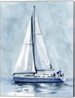 Lone Sailboat I Fine Art Print