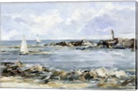 Rocky Shore Coastline II Fine Art Print