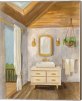 Attic Bathroom I Fine Art Print