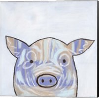 Paint Splotch Pig Fine Art Print