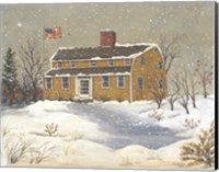 Burnham Tavern in Winter Fine Art Print