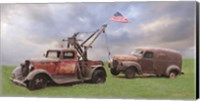 Two Truck Rescue Fine Art Print