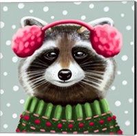 Cute Raccoon Fine Art Print