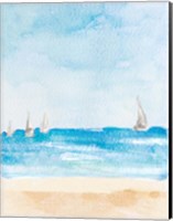 Windy Beach Day Fine Art Print