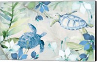 Watercolor Sea Turtles Fine Art Print